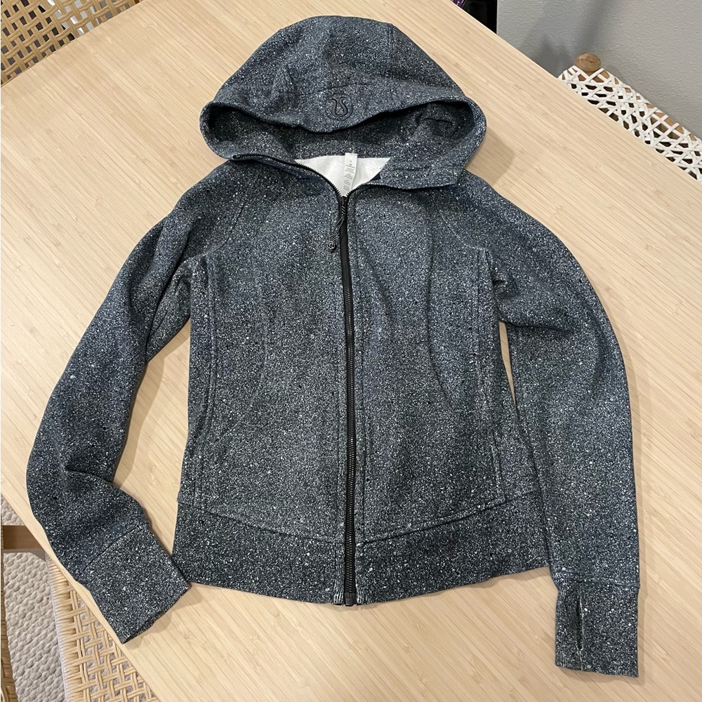 Lululemon speckled scuba hoodie size 4